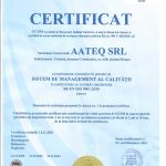 Certificat ISO 9001 2024